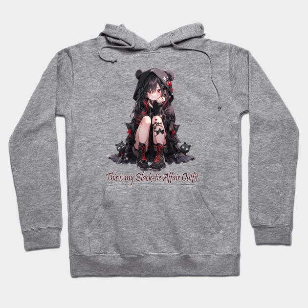 Goth Girls - e girl - Punk Girl Hoodie by PlayfulPandaDesigns